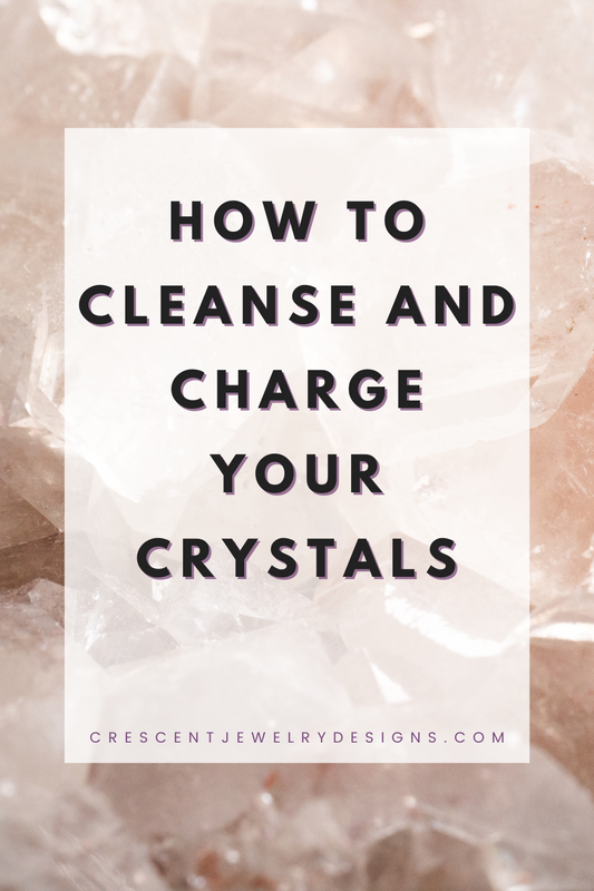 How to cleanse and charge your crystals