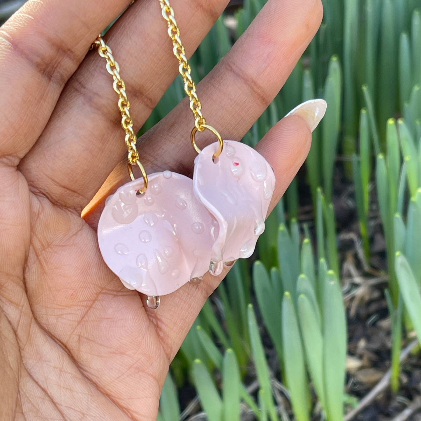 Cherry Blossom Petal Earrings