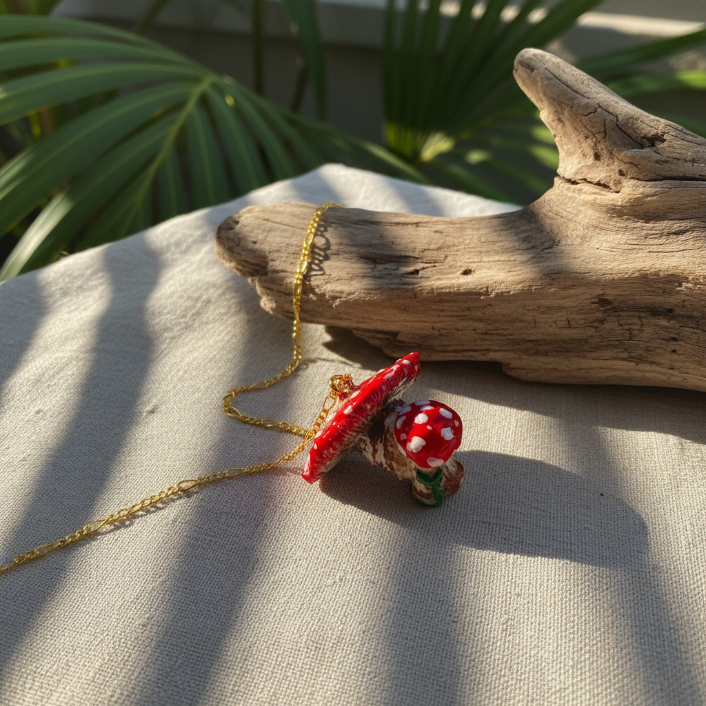 Toadstool Duo Necklace