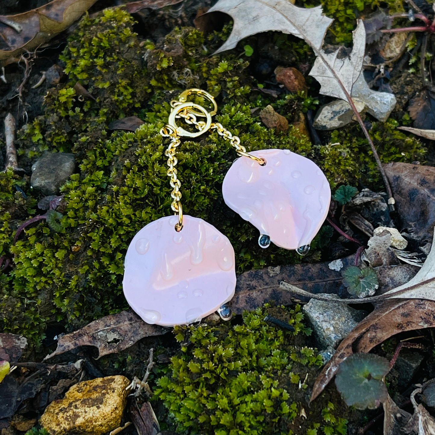 Cherry Blossom Petal Earrings