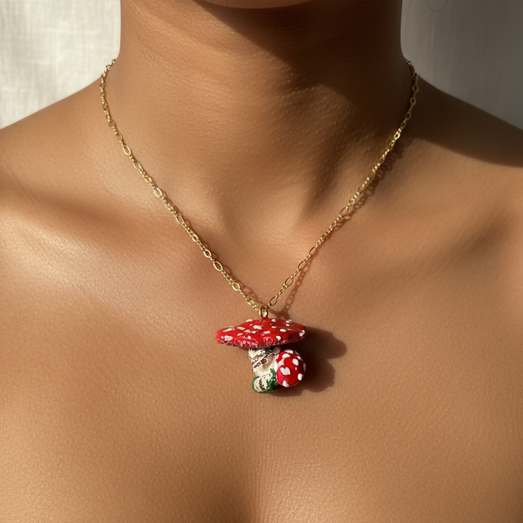 Toadstool Duo Necklace