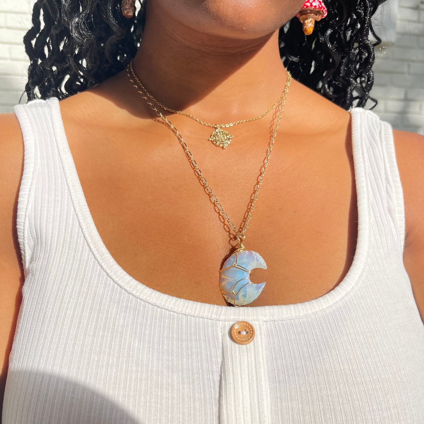 LUNA - Opalite Moon Necklace