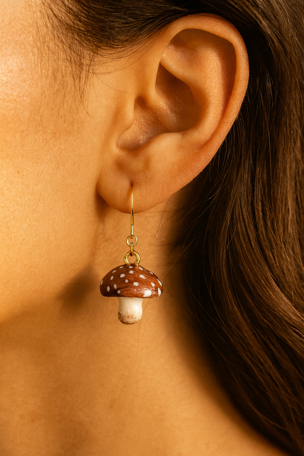Forest Floor Fungi Earrings