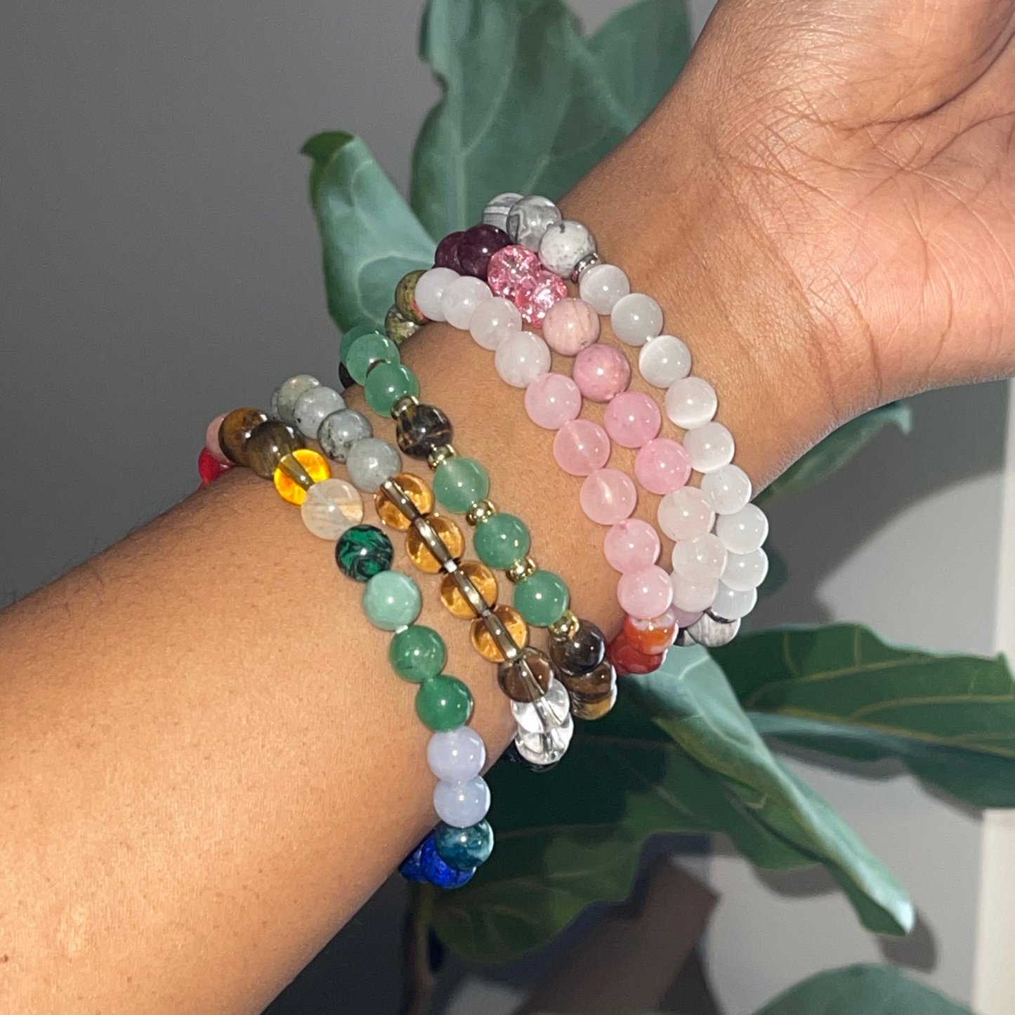 Ethereal Essence Collection: A Journey Through the Chakras - This collection features bracelets crafted from ethically sourced, genuine crystals, each designed to align your chakras and elevate your spirit. Handmade with love, these bracelets offer a blend of beauty, balance, and enlightenment. Embrace the transformative energy of natural gemstones and let them guide you on a path of wellness and spiritual growth.
