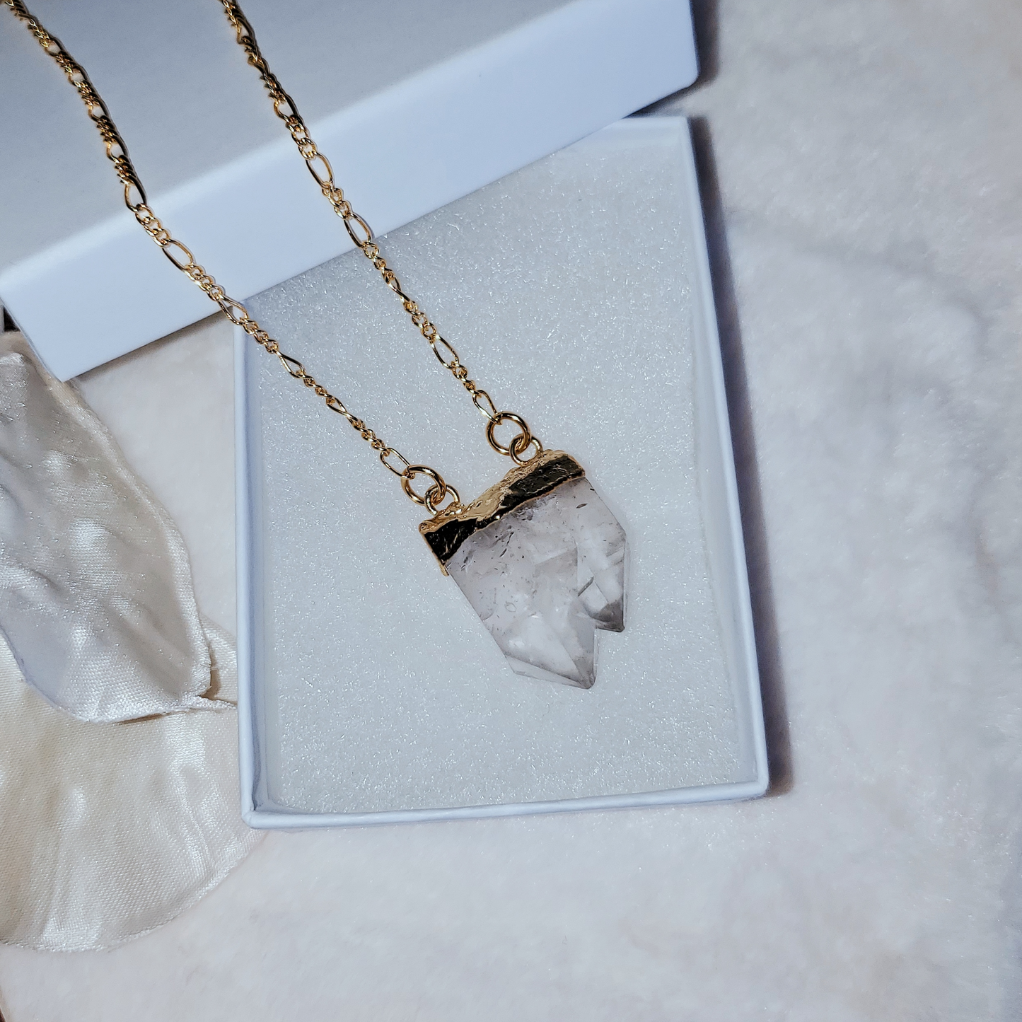 Quartz Cluster Necklace