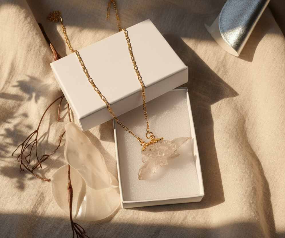 Quartz Cluster Necklace