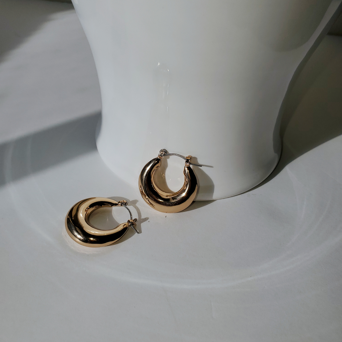 Gold Filled Huggie Earrings