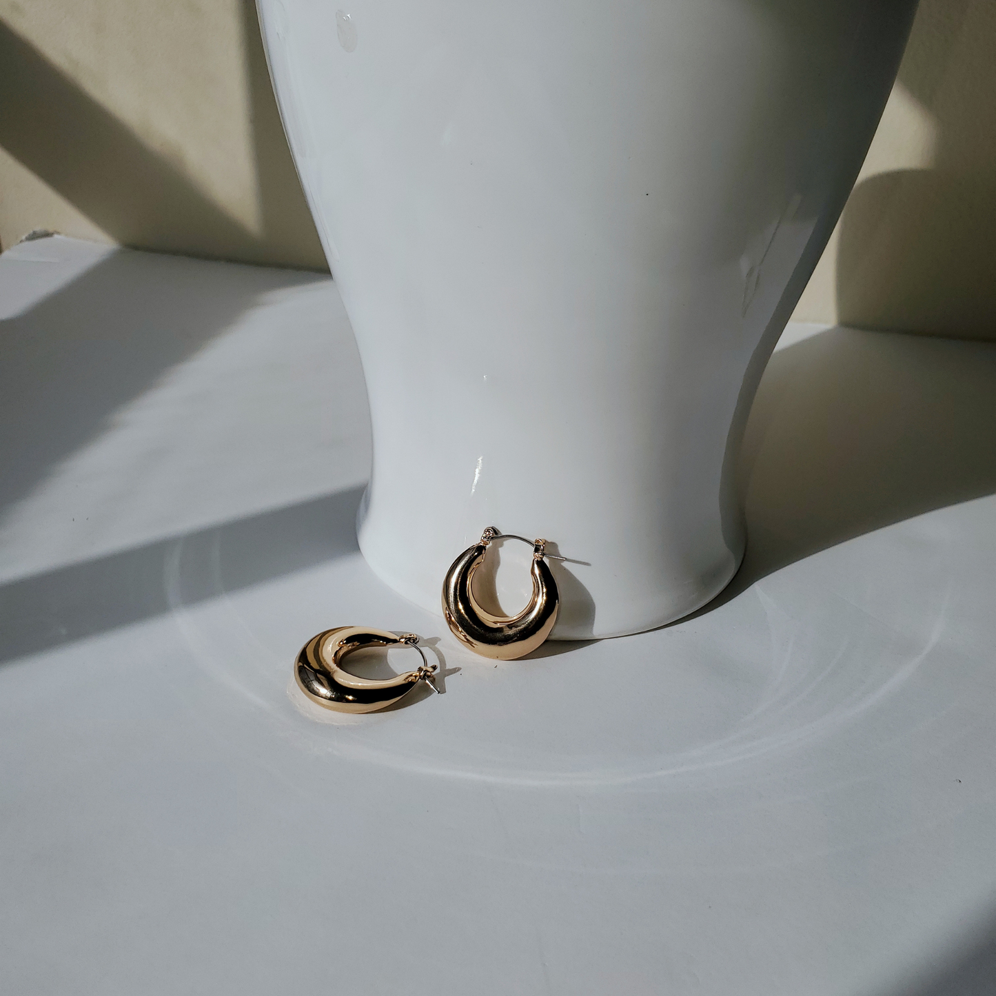 Gold Filled Huggie Earrings