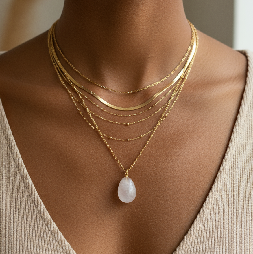 Milky Quartz Necklace