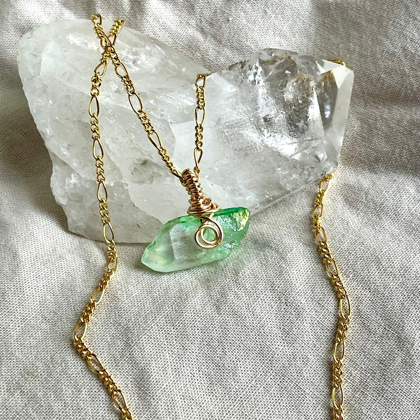 Green Quartz Necklace