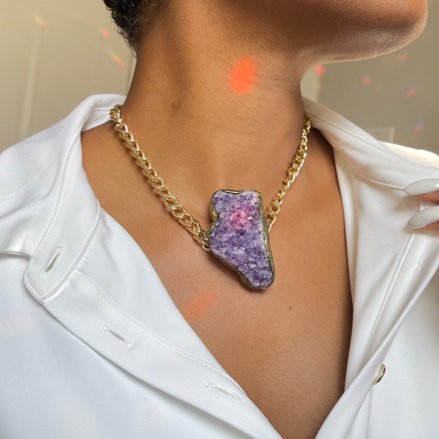 The Goddess Amethyst Necklace