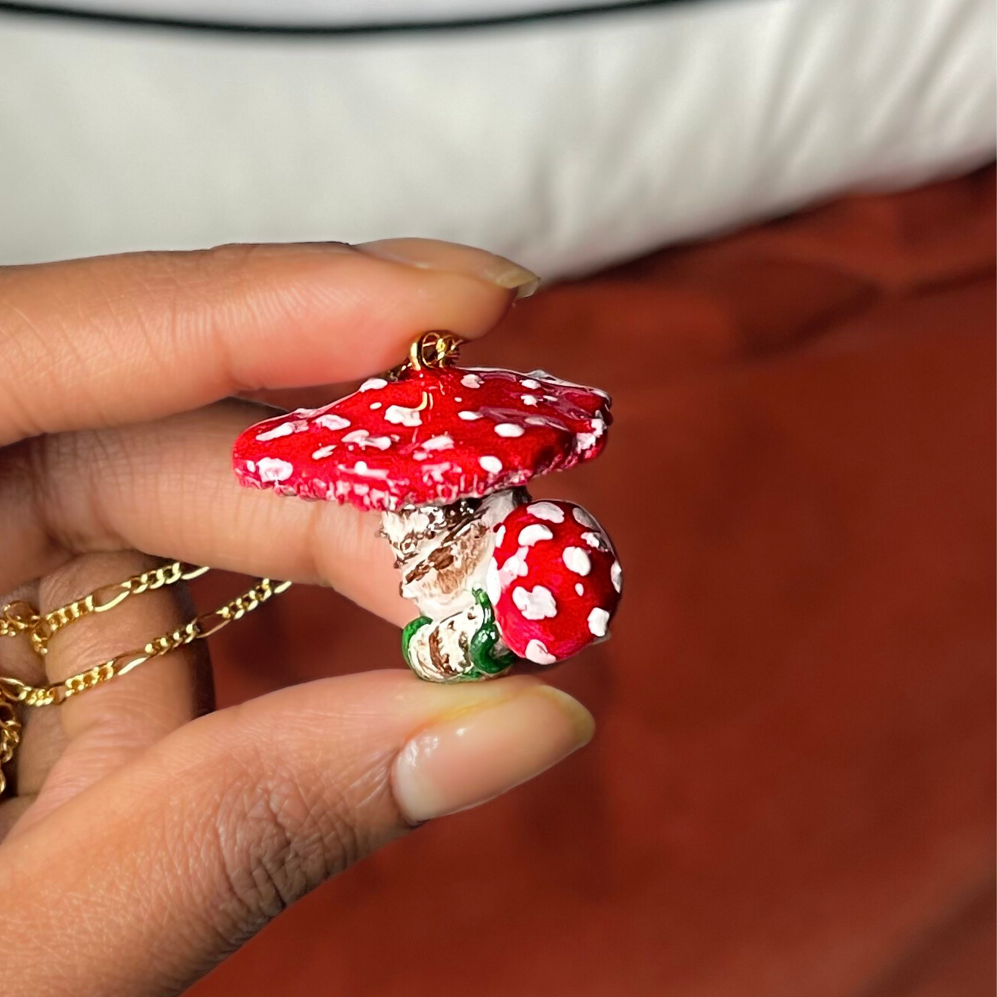 Toadstool Duo Necklace