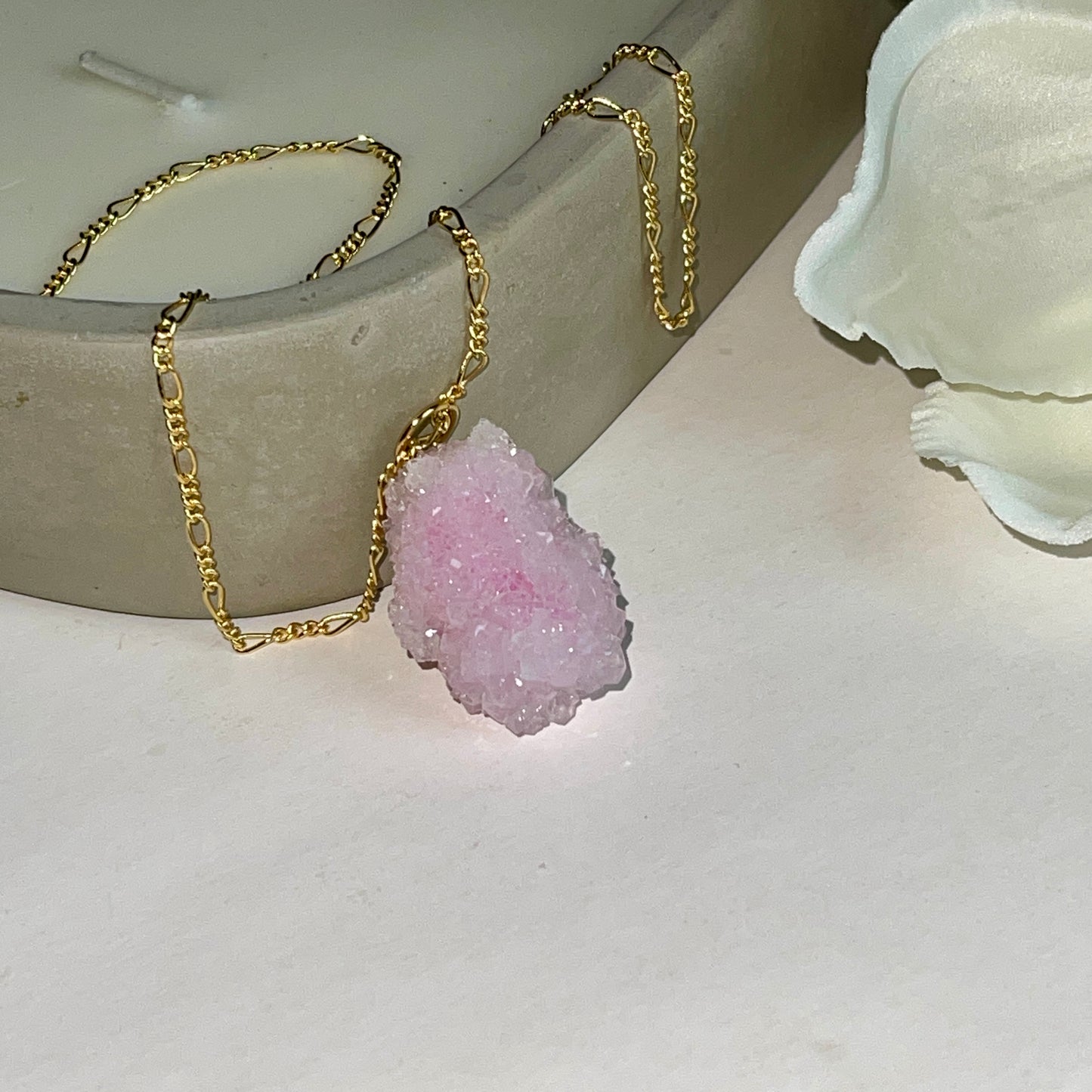 Pink Crystal Necklace