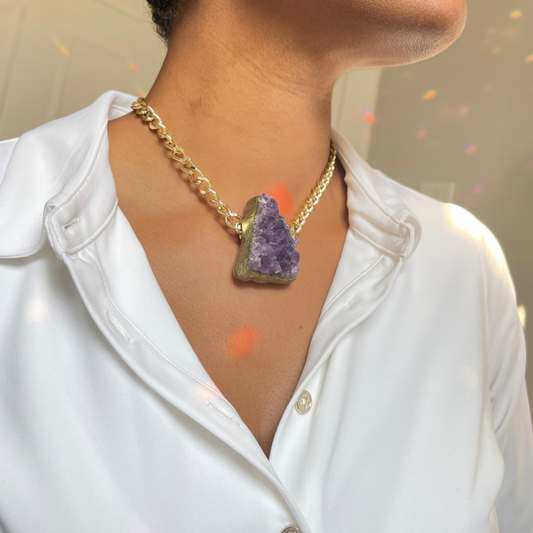 The Goddess Amethyst Necklace