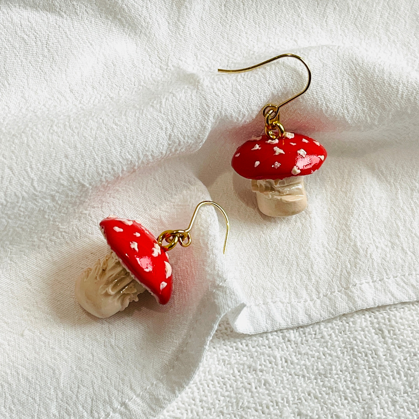 Toadstool Mushroom Earrings