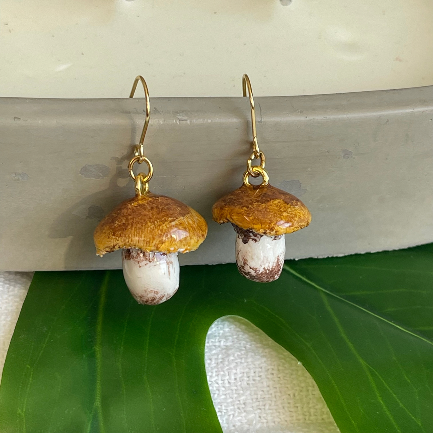 Forest Floor Fungi Earrings