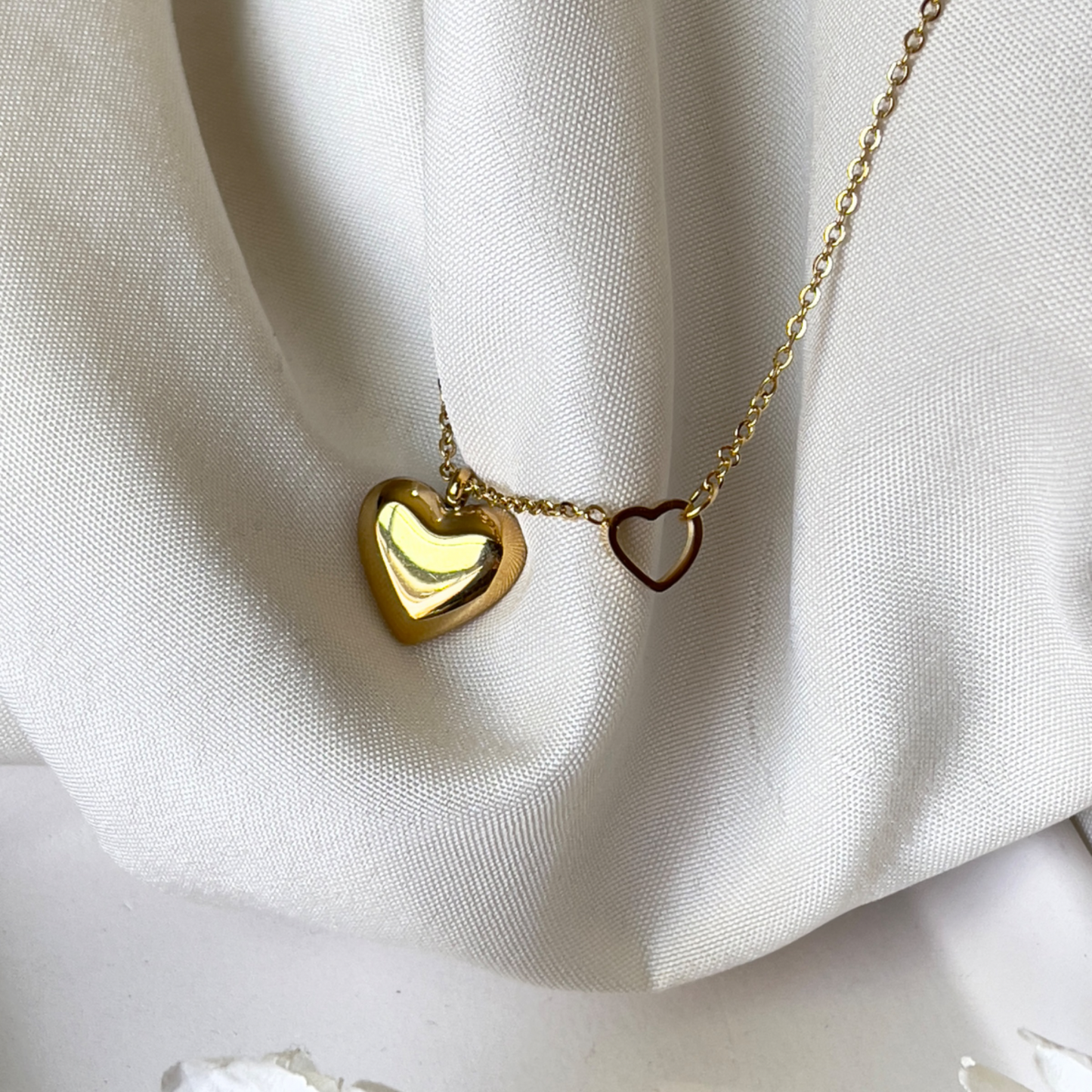 The 2in1 Golden Heart Necklace