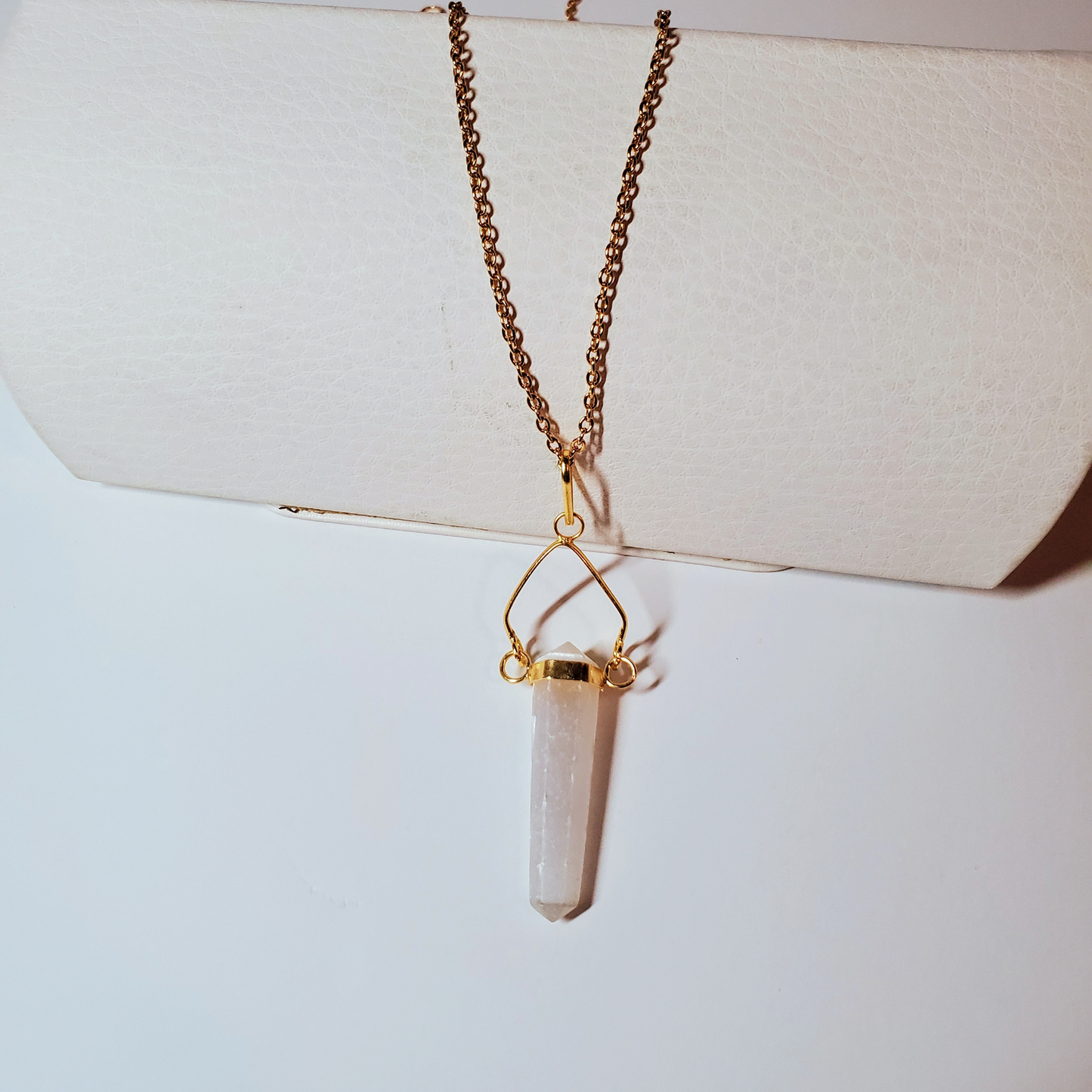 Selenite Crystal Necklace