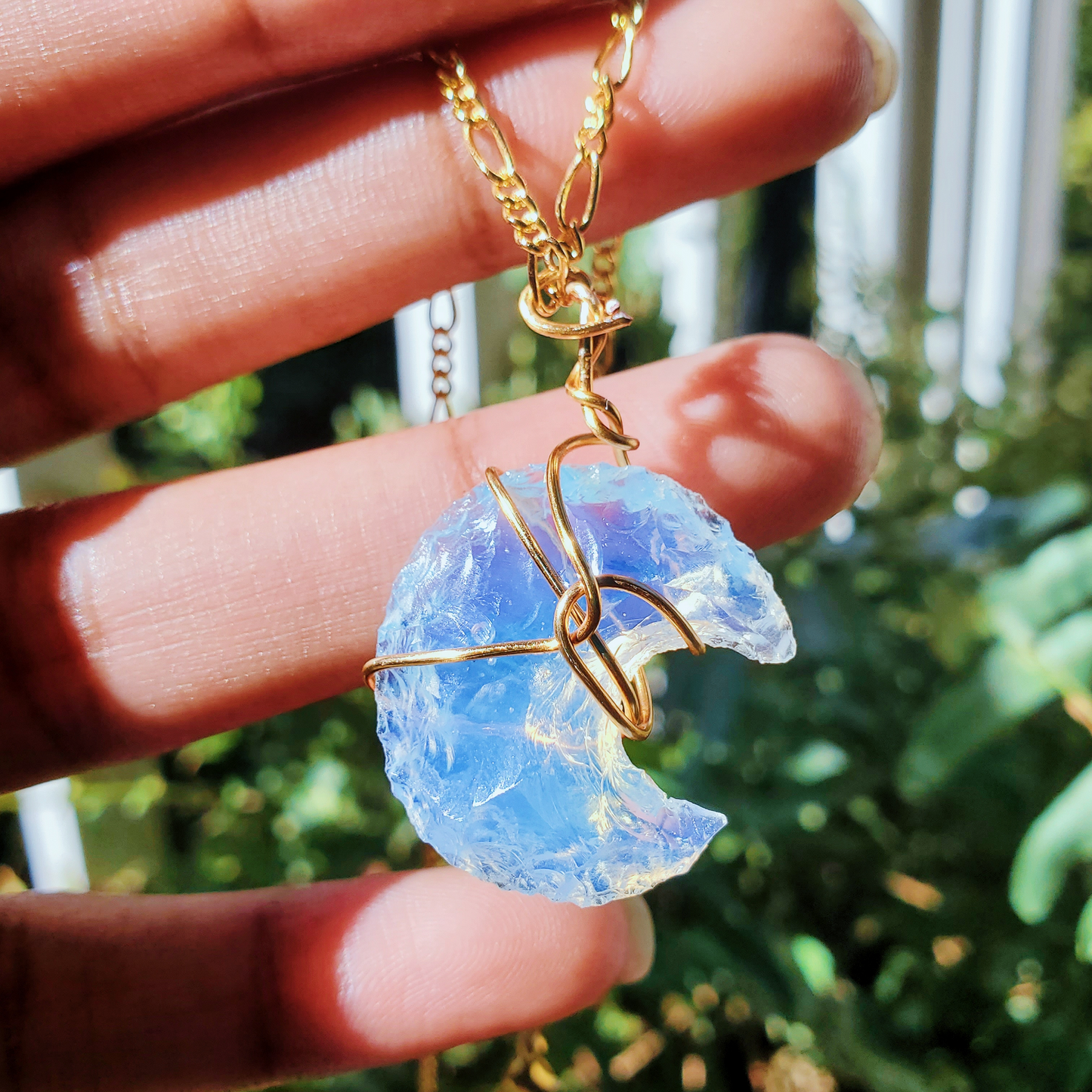 LUNA - Opalite Moon Necklace