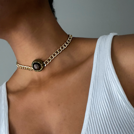 Tiger Eye Chocker